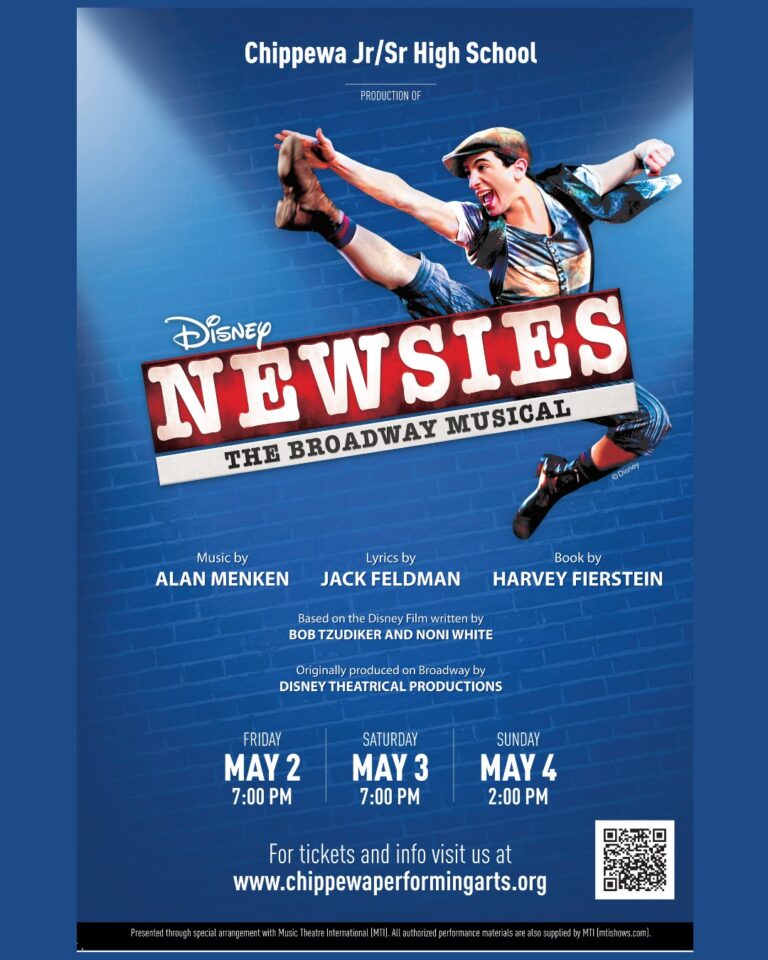 Chippewa’s Production of Newsies Hits the Stage!🎭📰
